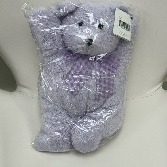 Sonoma Lavender Heatable Huggable Lavender Lou Teddy Bear Hot Cold Doll Kids NEW - Picture 16 of 16